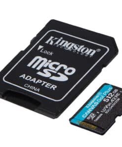 Kingston Technology 512GB microSDXC Canvas Go! Plus Gen4 200MB/s A2 U3 V30 kaart + adapter - Afbeelding 3