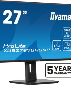 iiyama ProLite XUB2797UHSNP-B1 computer monitor 68,6 cm (27") 3840 x 2160 Pixels 4K Ultra HD LED Zwart