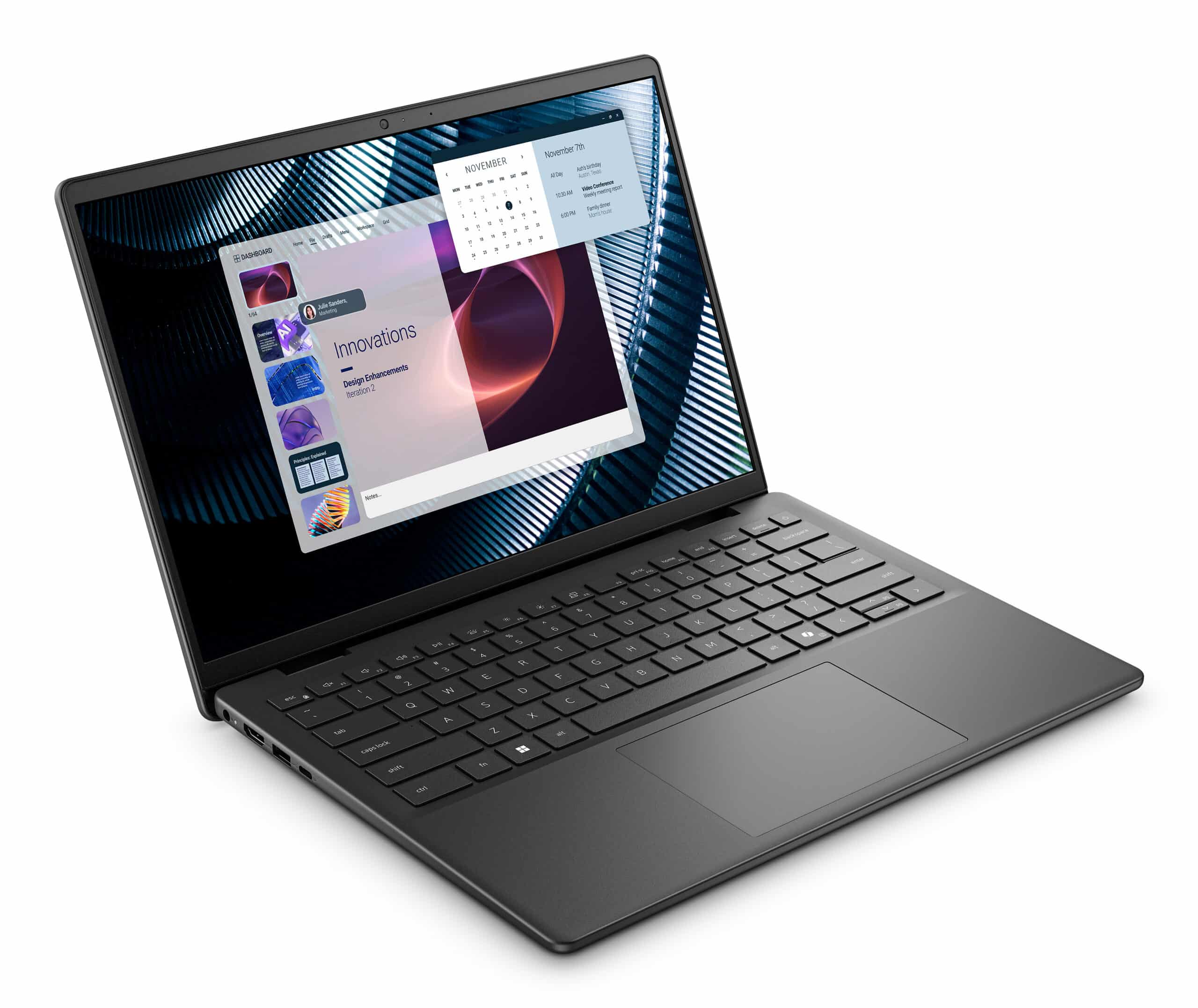 DELL Pro 14 Essential PV14250 Intel Core 7 150U Laptop 35,6 cm (14") Full HD+ 16 GB DDR5-SDRAM 512 GB SSD Wi-Fi 6 (802.11ax) Windows 11 Pro US International Zwart - Afbeelding 3