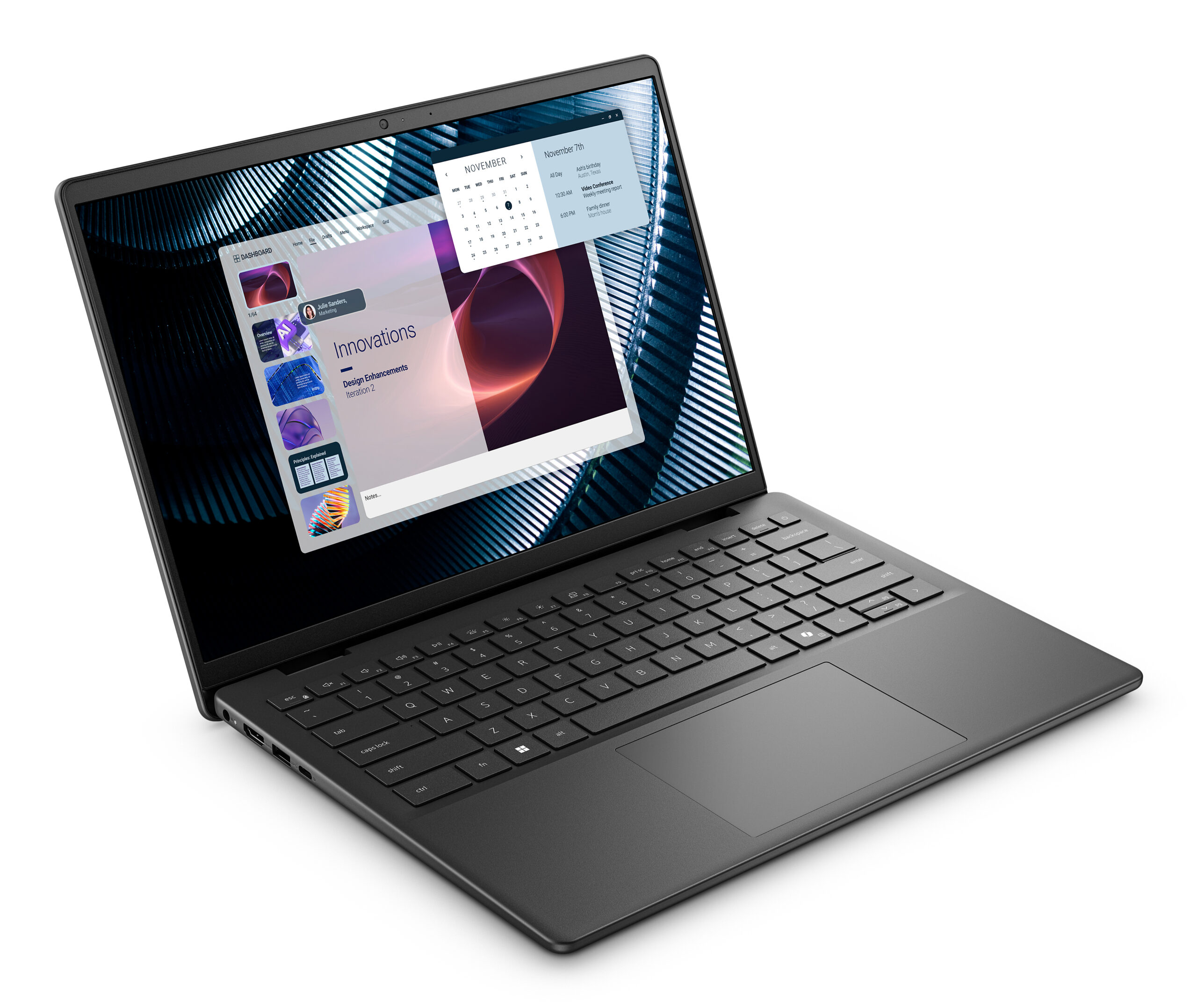 DELL Pro 14 Essential PV14250 Intel Core 7 150U Laptop 35,6 cm (14") Full HD+ 16 GB DDR5-SDRAM 512 GB SSD Wi-Fi 6 (802.11ax) Windows 11 Pro Belgisch Zwart - Afbeelding 3