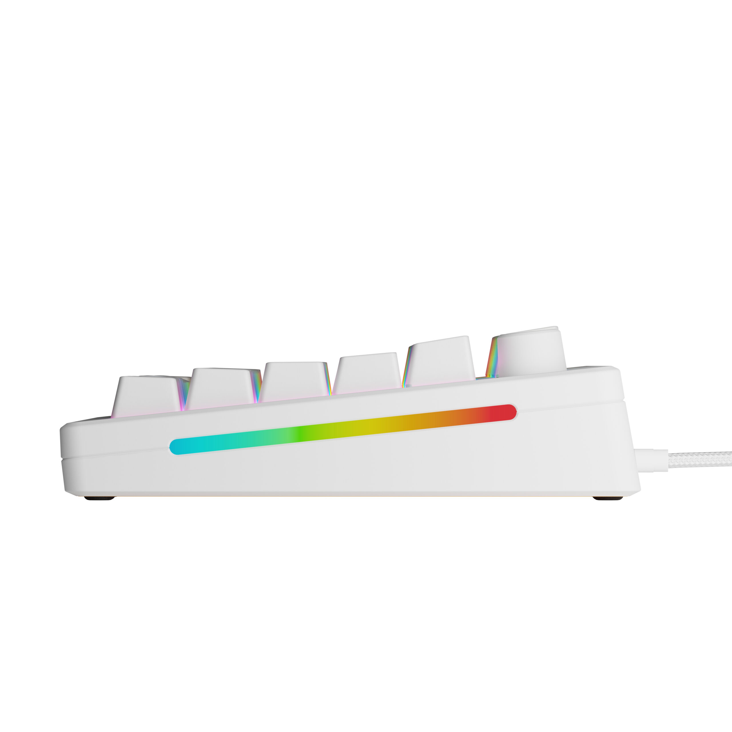 Glorious Gaming GMMK 3 HE 75% Prebuilt toetsenbord Gamen USB AZERTY Frans Wit - Afbeelding 4