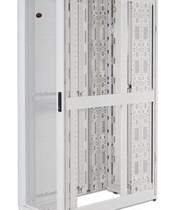 APC NetShelter SX 48U 600mm brede x 1200mm diepe behuizing met zijden, wit