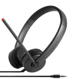 Lenovo Stereo Analog Headset Bedraad Hoofdband Kantoor/callcenter Zwart