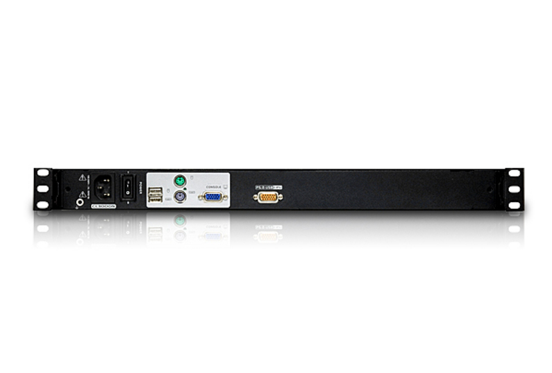 ATEN CL3000N rack console 48,3 cm (19") 1280 x 1024 Pixels Aluminium Zwart 1U - Afbeelding 2