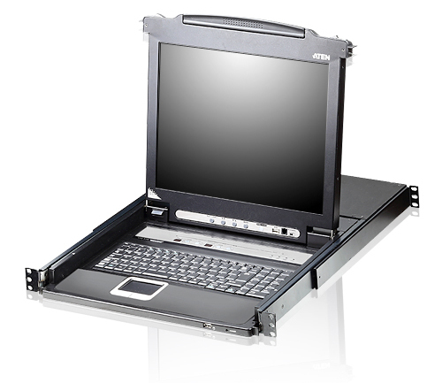 ATEN CL5708N rack console 48,3 cm (19") Zwart 1U