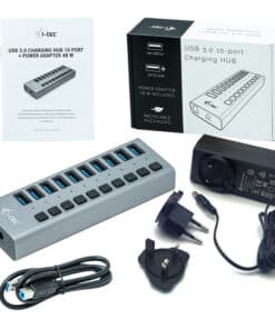 i-tec USB 3.0 Charging HUB 10 port + Power Adapter 48 W - Afbeelding 4