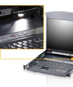 ATEN KL1508AN rack console 48,3 cm (19") Zwart 1U - Afbeelding 4