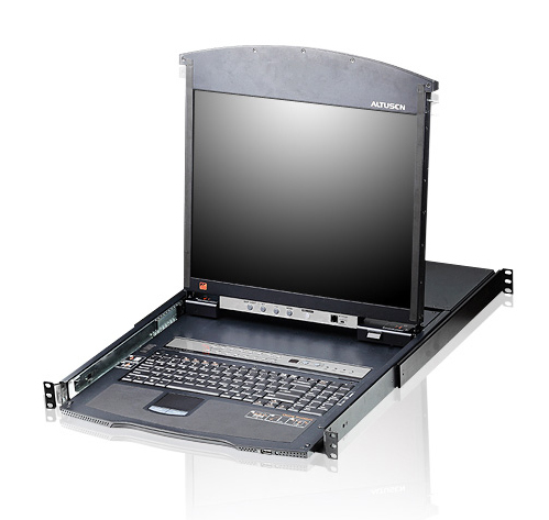 ATEN KL1508AM rack console 43,2 cm (17") Zwart 1U