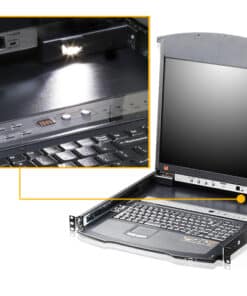 ATEN KL1508AiN rack console 48,3 cm (19") Zwart 1U - Afbeelding 3
