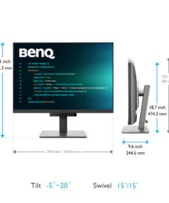 BenQ RD280U computer monitor 71,6 cm (28.2") 3840 x 2560 Pixels 4K Ultra HD Zwart - Afbeelding 5