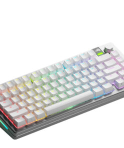 Glorious Gaming GMMK 3 PRO 75% Prebuilt toetsenbord Gamen USB + RF Wireless + Bluetooth QWERTY Amerikaans Engels Zilver