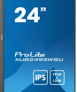 iiyama ProLite XUB2495WSU-B7 computer monitor 61,2 cm (24.1") 1920 x 1200 Pixels WUXGA LED Zwart - Afbeelding 3