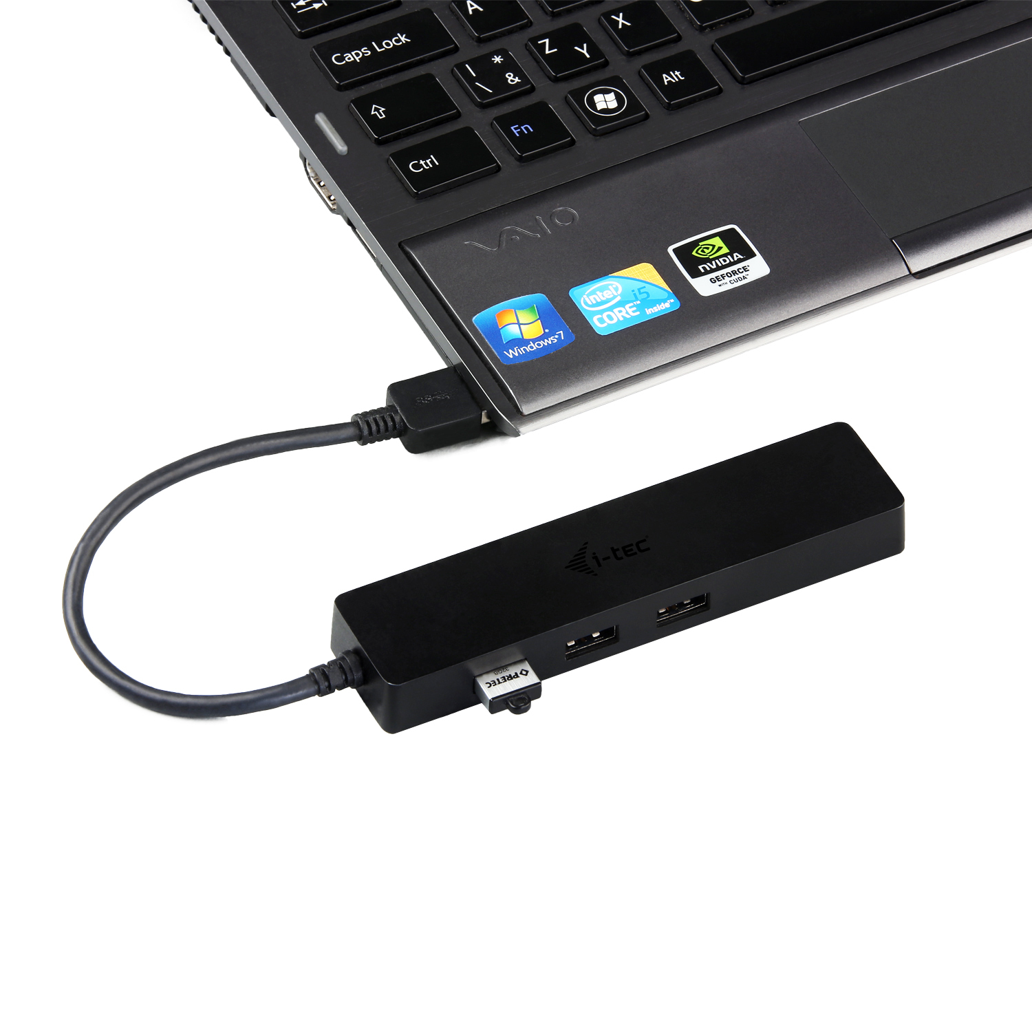i-tec Advance USB 3.0 Slim HUB 3 Port + Gigabit Ethernet Adapter - Afbeelding 5