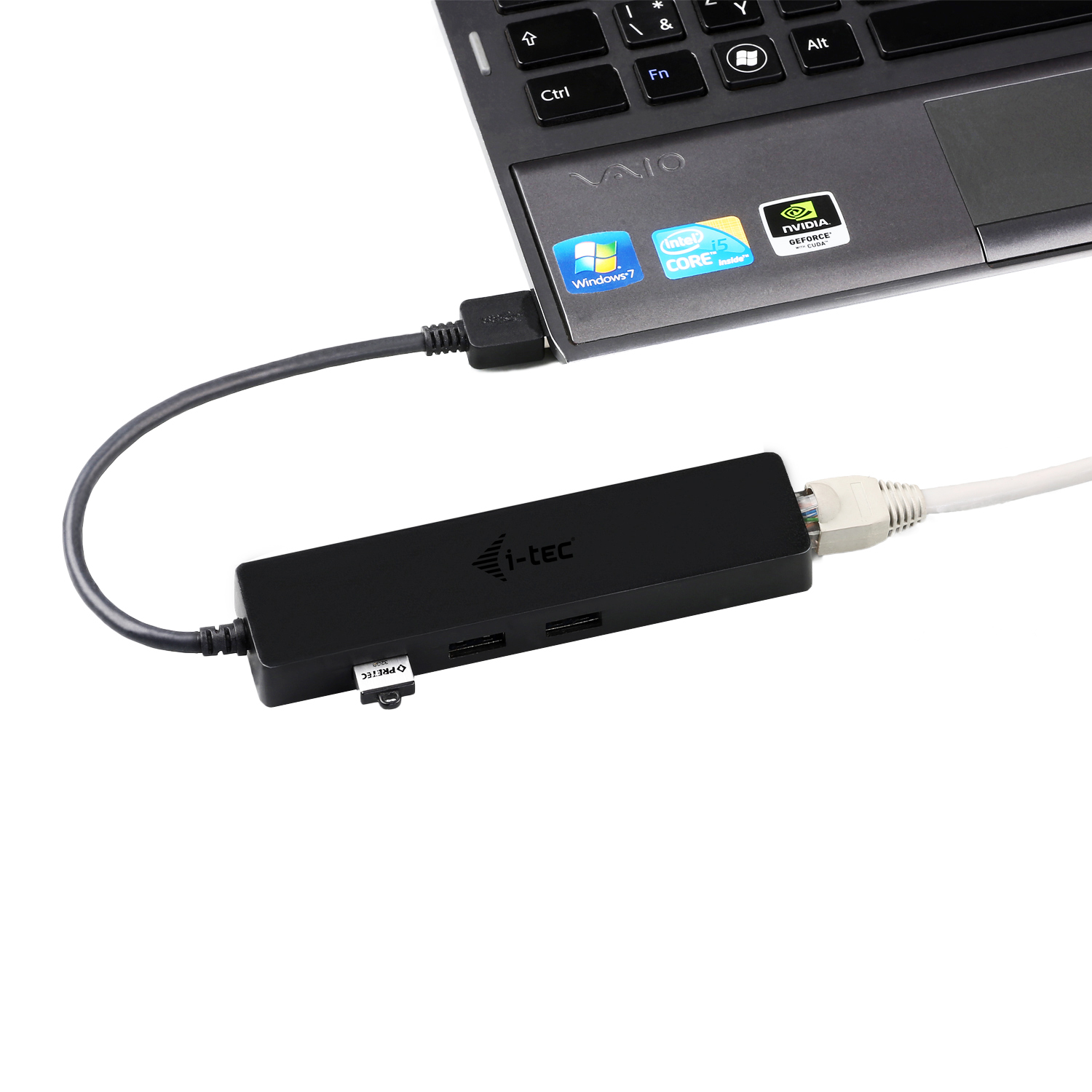 i-tec Advance USB 3.0 Slim HUB 3 Port + Gigabit Ethernet Adapter - Afbeelding 6