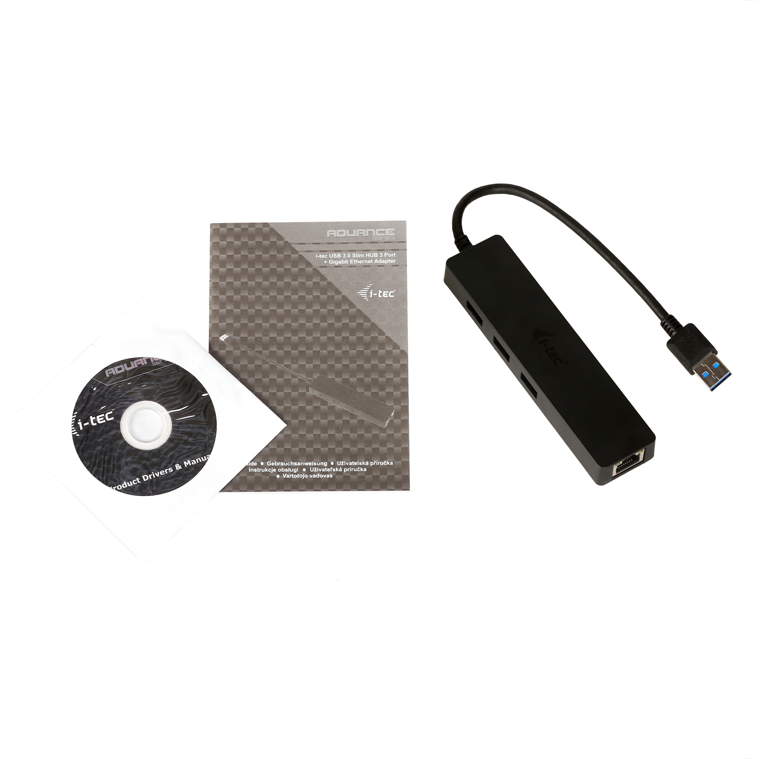 i-tec Advance USB 3.0 Slim HUB 3 Port + Gigabit Ethernet Adapter - Afbeelding 7
