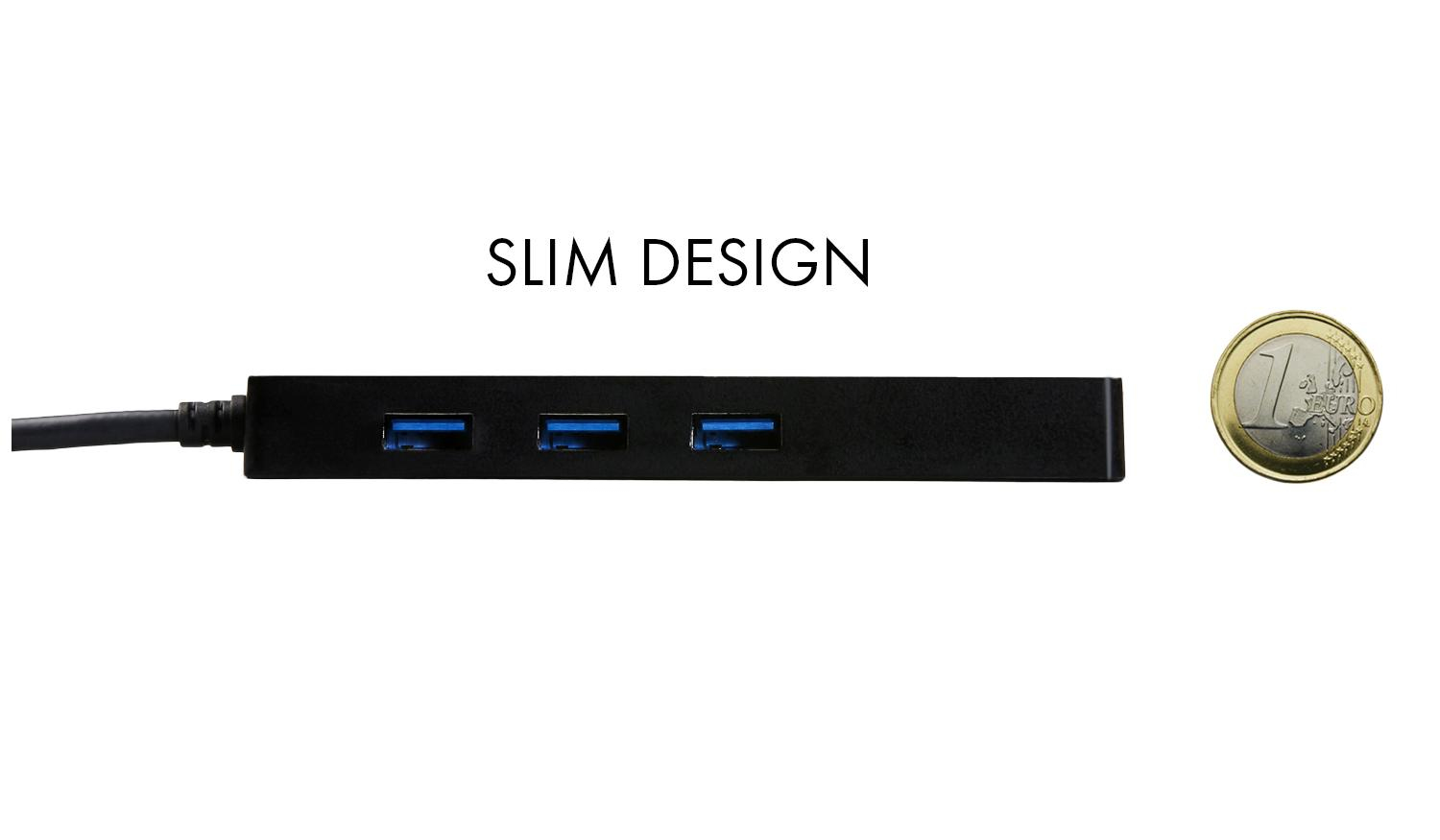 i-tec Advance USB 3.0 Slim HUB 3 Port + Gigabit Ethernet Adapter - Afbeelding 4
