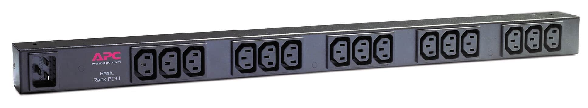 APC Rack PDU AP9572 - Basic, ZeroU, 16A, 230V, (15x) C13, C20 stekker - Afbeelding 4