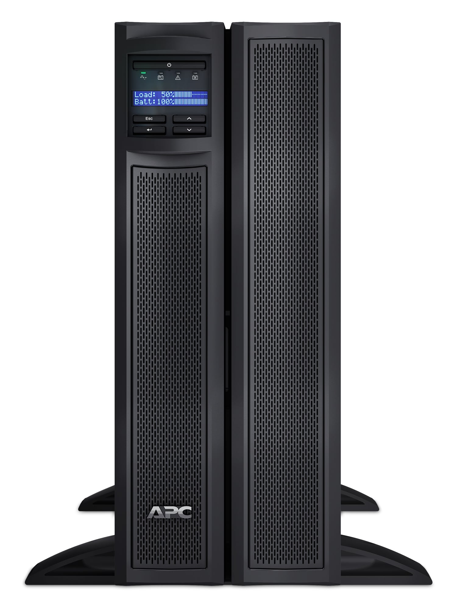 APC Smart-UPS X SMX3000HV - 3000VA, 8x C13, 2x C19 uitgang, USB, uitbreidbare runtime, short depth - Afbeelding 2