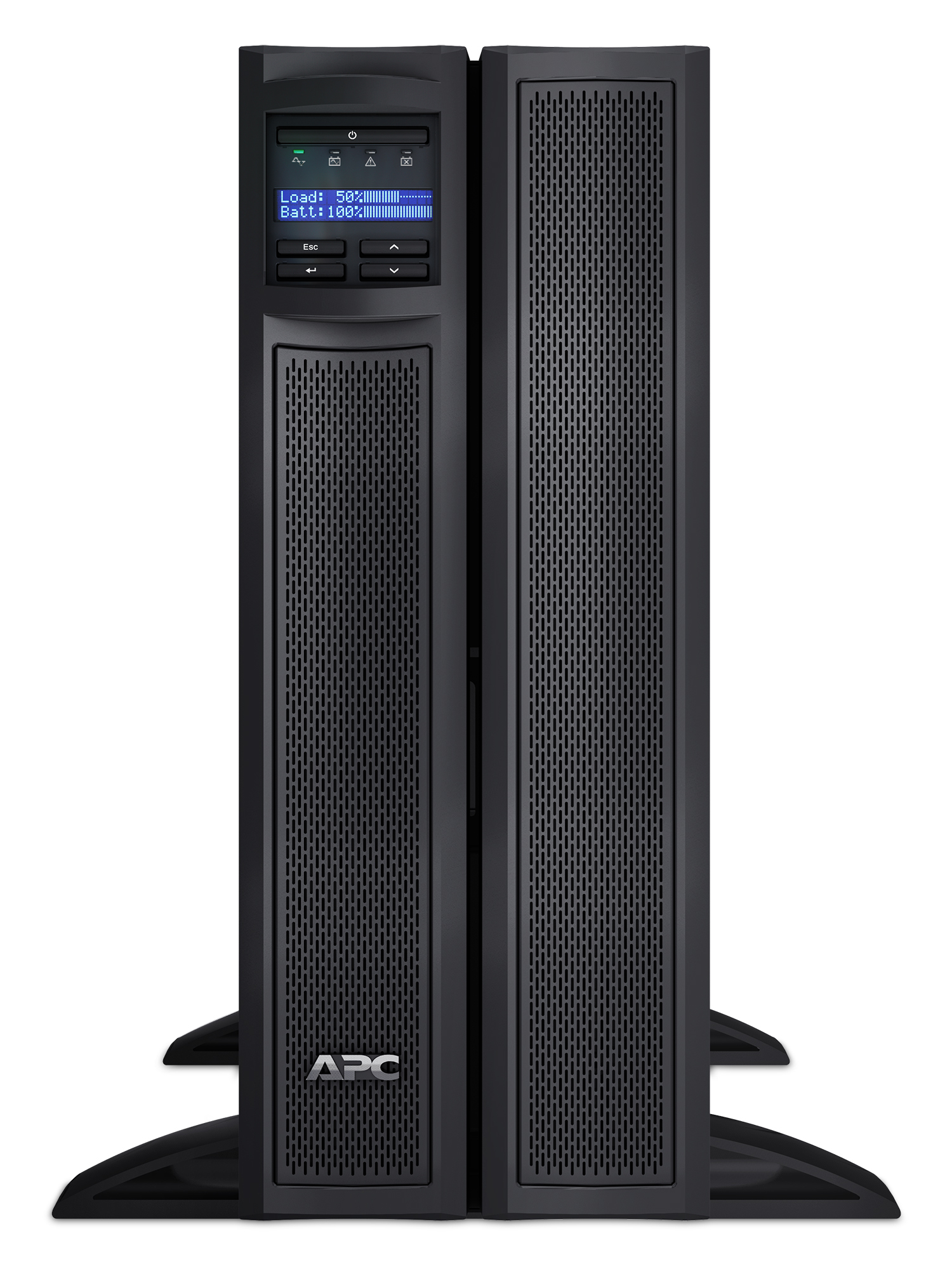 APC Smart-UPS X SMX2200HV - 2200VA, 8x C13, 2x C19 uitgang, USB, uitbreidbare runtime, short depth - Afbeelding 2