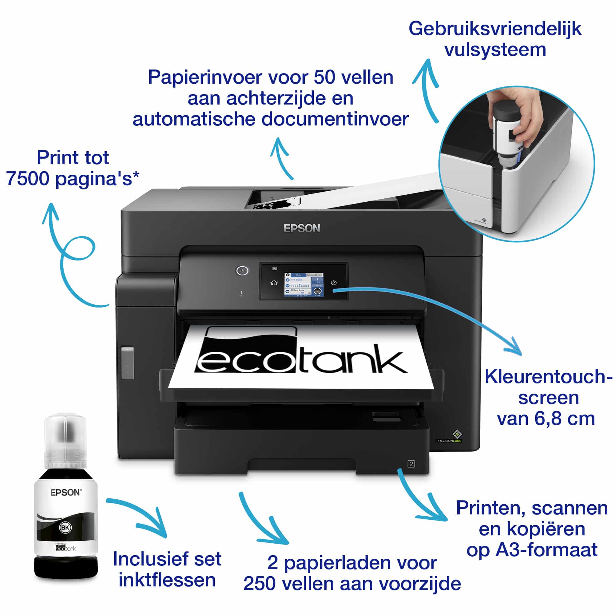 Epson EcoTank Mono ET-M16600 - Afbeelding 2
