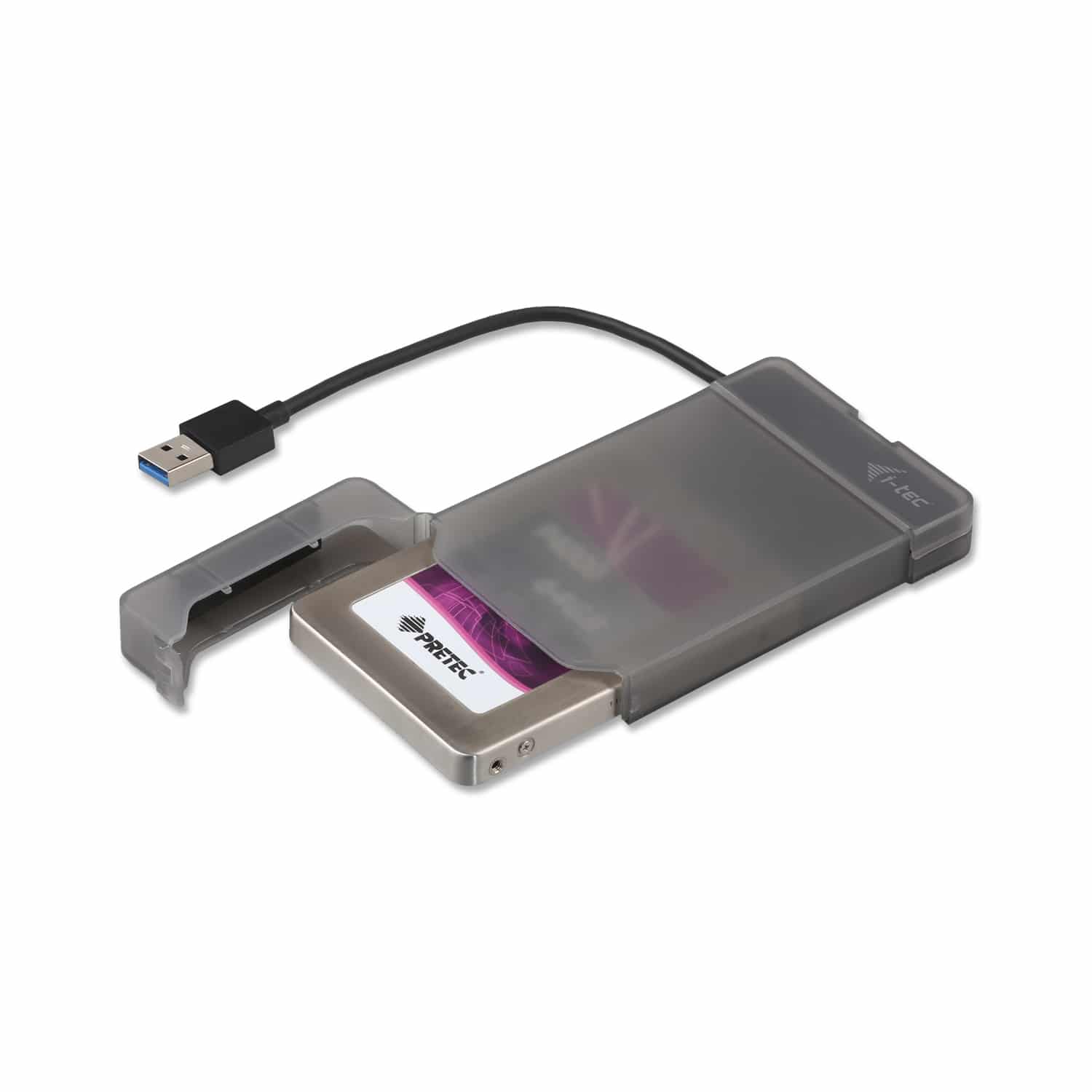 i-tec MYSAFEU313 behuizing voor opslagstations HDD-/SSD-behuizing Zwart 2.5" - Afbeelding 5