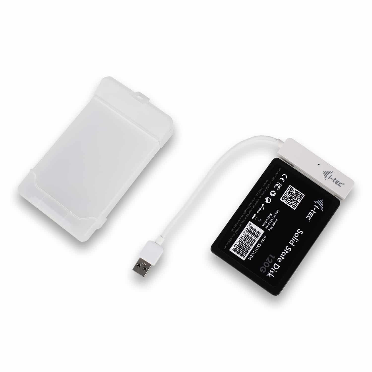 i-tec MYSAFEU314 behuizing voor opslagstations HDD-/SSD-behuizing Wit 2.5" - Afbeelding 2
