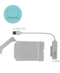 i-tec MYSAFEU314 behuizing voor opslagstations HDD-/SSD-behuizing Wit 2.5" - Afbeelding 6