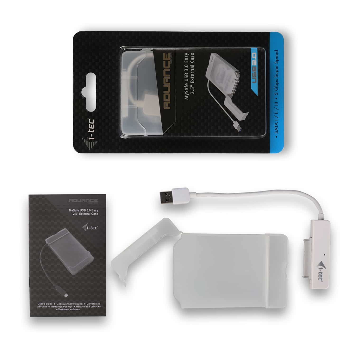 i-tec MYSAFEU314 behuizing voor opslagstations HDD-/SSD-behuizing Wit 2.5" - Afbeelding 7