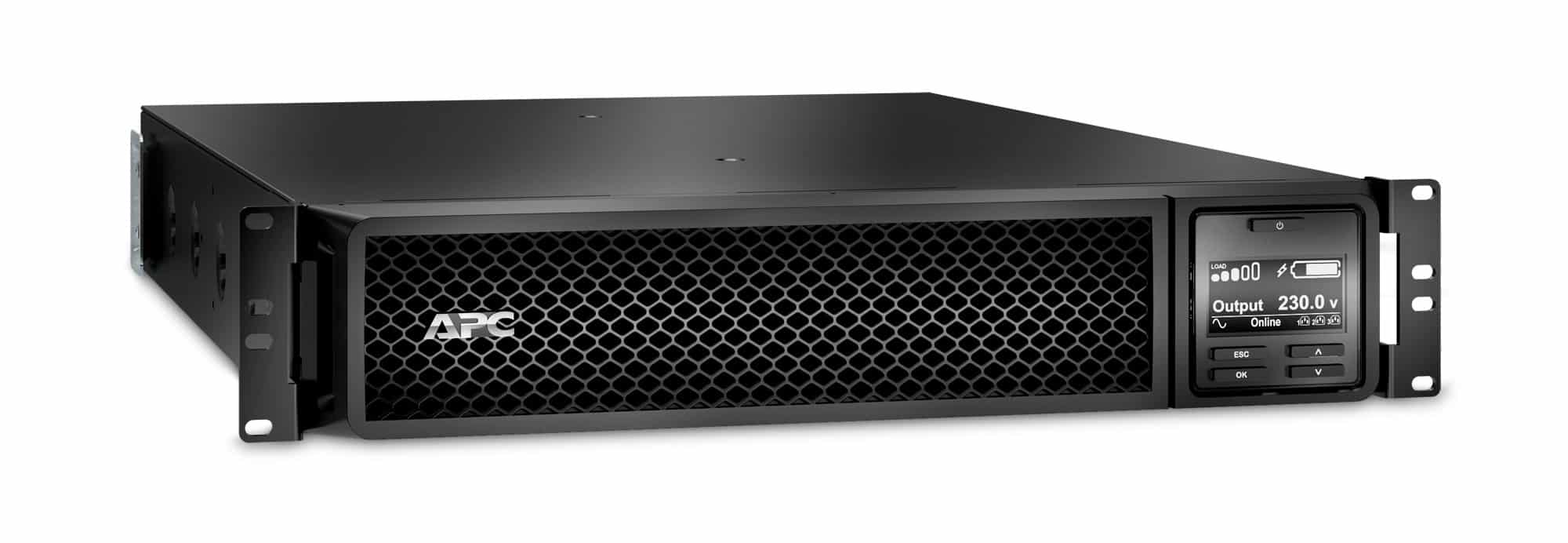 APC Smart-UPS On-Line SRT3000RMXLW-IEC - 3000VA, 6x C13, 2x C19 uitgang, rackmountable, 208V/230V input Stekkerdoos