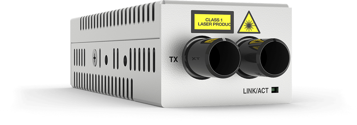 Allied Telesis AT-DMC1000/ST-00 netwerk media converter 1000 Mbit/s 850 nm Multimode Grijs