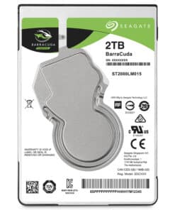 Seagate Barracuda 2.5" interne harde schijf 2 TB 5400 RPM 128 MB 2.5" SATA III