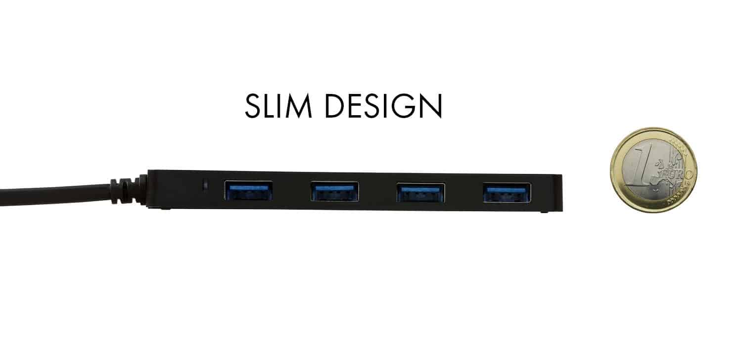 i-tec Advance USB-C Slim Passive HUB 4 Port - Afbeelding 4