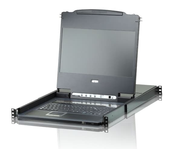ATEN CL6708MW rack console 43,9 cm (17.3") Zwart 1U