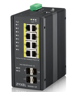 Zyxel RGS200-12P Managed L2 Gigabit Ethernet (10/100/1000) Power over Ethernet (PoE) Zwart