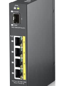 Zyxel RGS100-5P Unmanaged L2 Gigabit Ethernet (10/100/1000) Power over Ethernet (PoE) Zwart