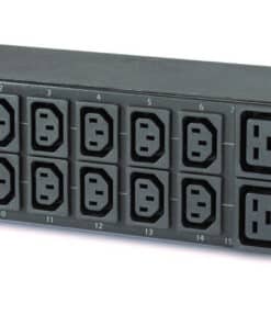 APC Rack PDU AP7822B, Metered, 0U/2U, 32A, 230V, (12x) C13 & (4x) C19, IEC 309 32A stekker