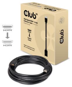 CLUB3D High Speed HDMI™ 1.4 HD Extension Kabel 5meter M/F - Afbeelding 2