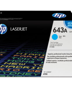 HP 643A originele cyaan LaserJet tonercartridge