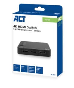 ACT 4K HDMI Switch 5 in, 1 out - Afbeelding 3