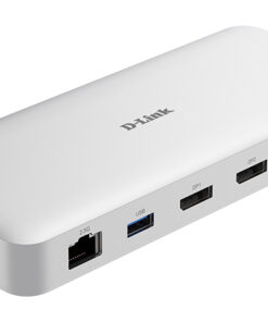 D-Link DUF-901/E laptop dock & poortreplicator Bedraad USB4 Grijs