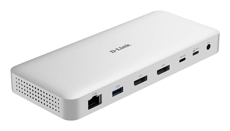 D-Link DUF-901/E laptop dock & poortreplicator Bedraad USB4 Grijs