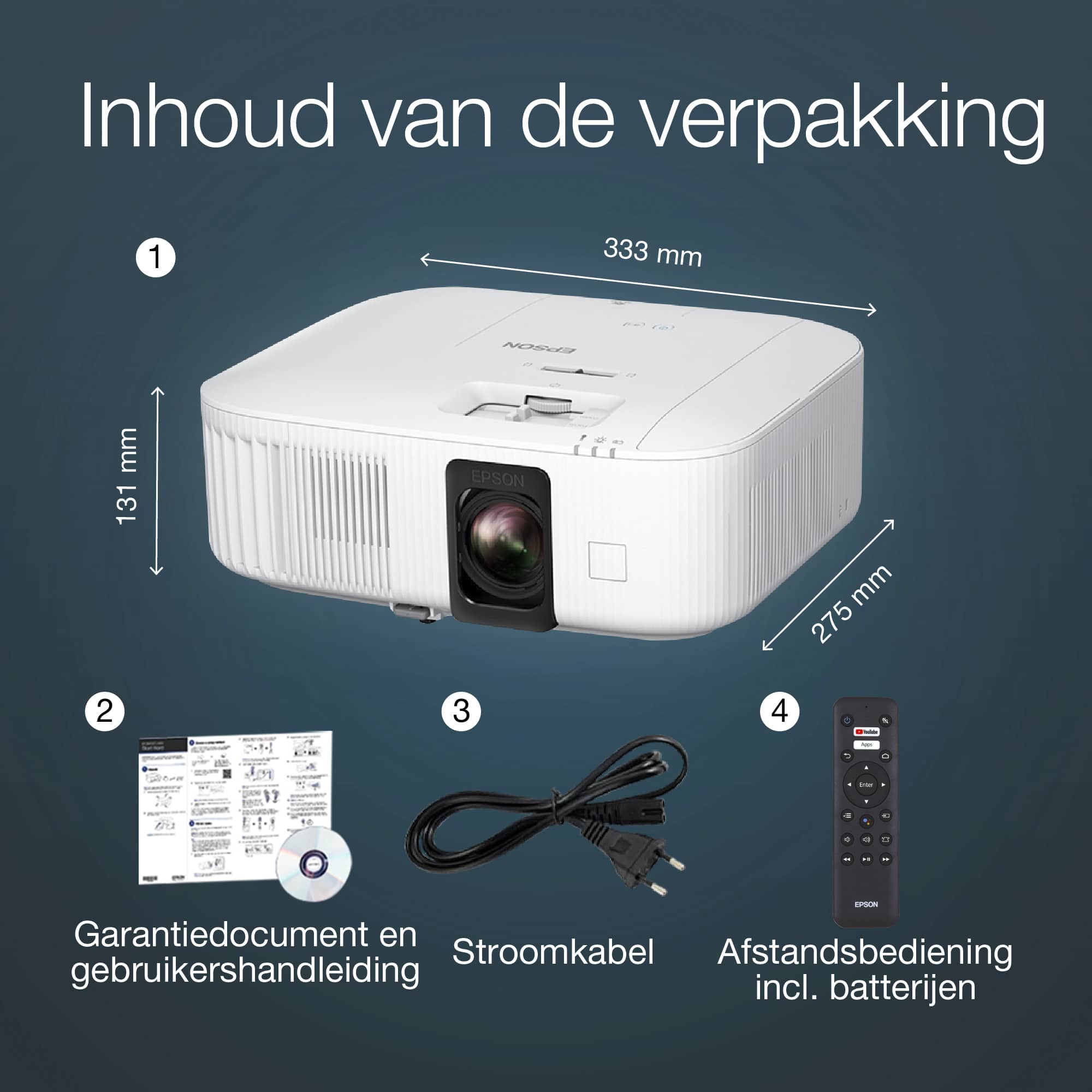 Epson EH-TW6250 4K PRO-UHD smart laserprojector, 2800 lumen, scherm van maximaal 500 inch - Afbeelding 4