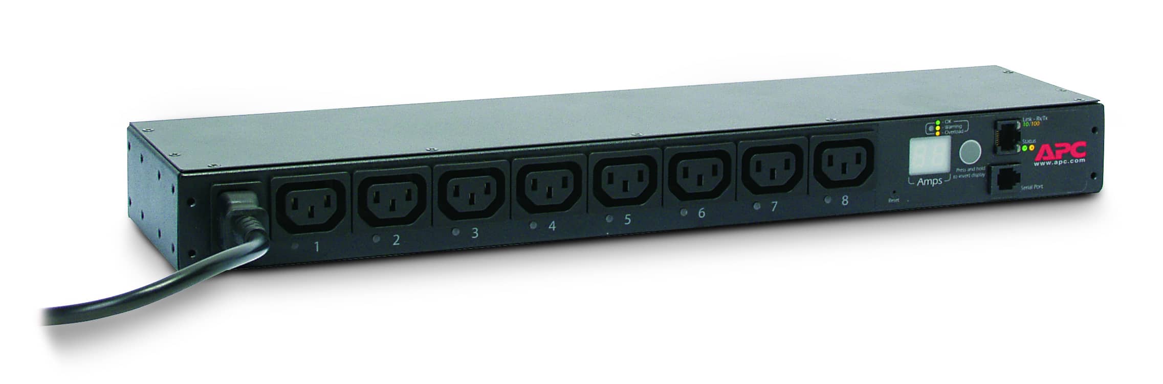 APC Rack PDU AP7920B, Switched, 0U/1U, 10A, 230V, (8x) C13, C14 stekker - Afbeelding 2