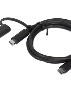 Lenovo 4X90U90618 USB-kabel USB 3.2 Gen 1 (3.1 Gen 1) 1 m USB A/USB C USB C Zwart