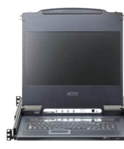 ATEN CL6708MW rack console 43,9 cm (17.3") 1920 x 1080 Pixels Metaal, Kunststof Zwart 1U - Afbeelding 2