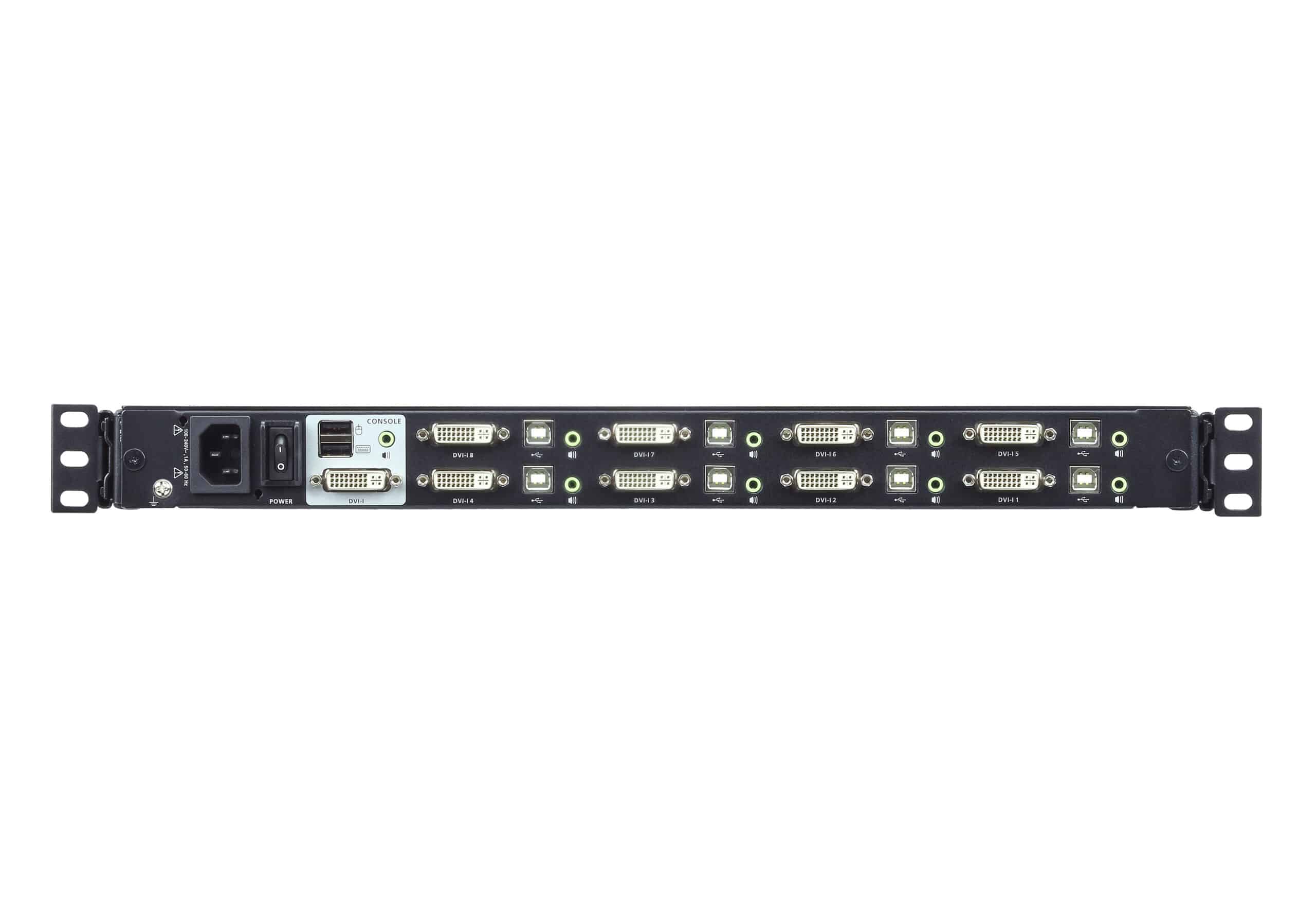 ATEN CL6708MW rack console 43,9 cm (17.3") 1920 x 1080 Pixels Metaal, Kunststof Zwart 1U - Afbeelding 3