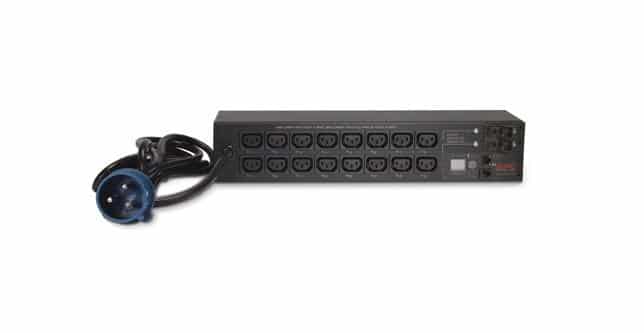 APC Rack PDU AP7922B, Switched, 2U, 32A, 230V, (16x) C13, IEC 309 32A stekker - Afbeelding 2