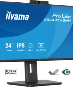 iiyama ProLite XB2497HSNH-B1 24IN IPS LCD 4MS 1920X1080 350CD/M2 HDMI/DP/USB 2 computer monitor 60,5 cm (23.8") 1920 x 1080 Pixels Full HD Zwart