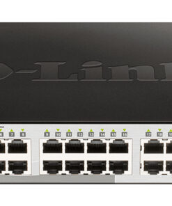 D-Link DGS-1210-20 Managed L2 Gigabit Ethernet (10/100/1000) 1U Zwart
