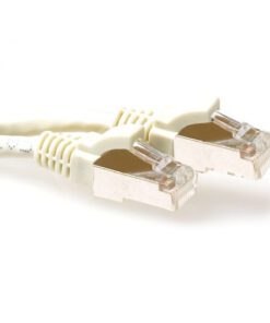 ACT Ivoor 2 meter LSZH SFTP CAT6A patchkabel snagless met RJ45 connectoren